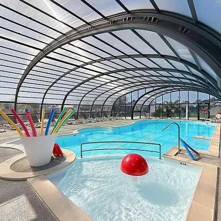 別荘 Mobil-home Confort 3 Ch, Piscine Chauffee, 200m Plage, Parking, Wifi, Animaux Admis - Fr-1-361a-72 *