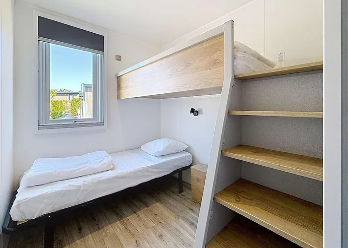 Mobil-home Confort 3 Ch, Piscine Chauffee, 200m Plage, Parking, Wifi, Animaux Admis - Fr-1-361a-72 * جولوفيل ليه باه