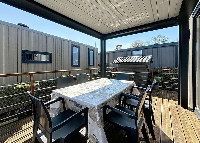 Mobil-home Confort 3 Ch, Piscine Chauffee, 200m Plage, Parking, Wifi, Animaux Admis - Fr-1-361a-72 ジュルヴィル・レ・パン