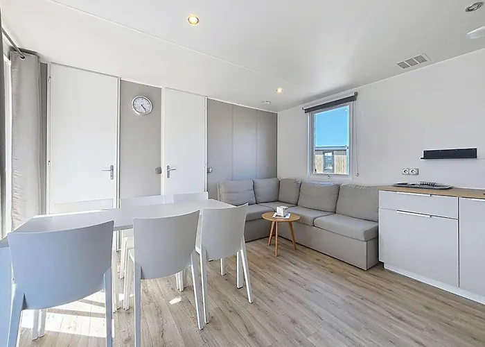 Mobil-home Confort 3 Ch, Piscine Chauffee, 200m Plage, Parking, Wifi, Animaux Admis - Fr-1-361a-72 * ジュルヴィル・レ・パン