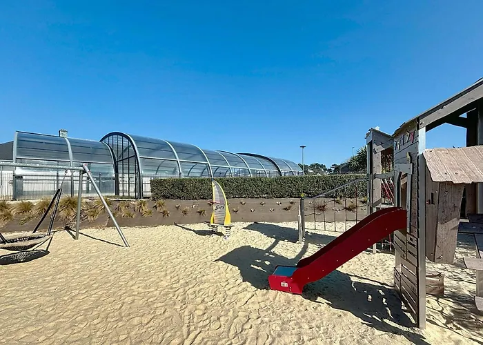 Mobil-home Confort 3 Ch, Piscine Chauffee, 200m Plage, Parking, Wifi, Animaux Admis - Fr-1-361a-72 別荘 *