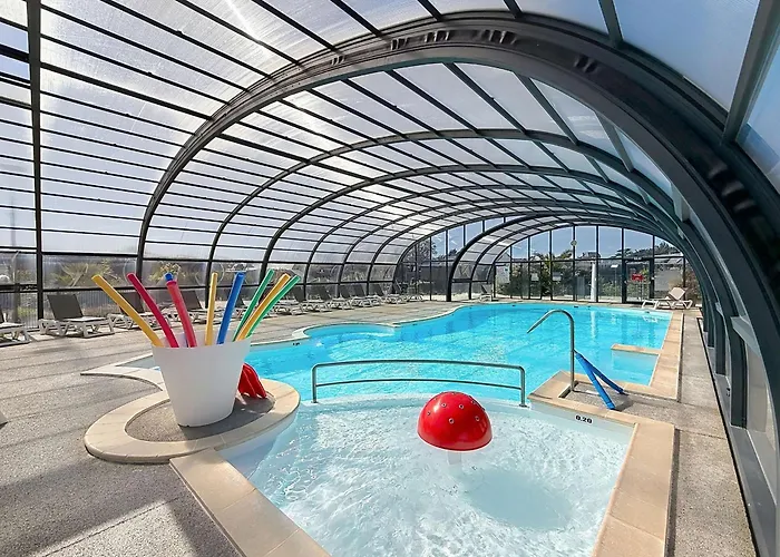 別荘 Mobil-home Confort 3 Ch, Piscine Chauffee, 200m Plage, Parking, Wifi, Animaux Admis - Fr-1-361a-72 *